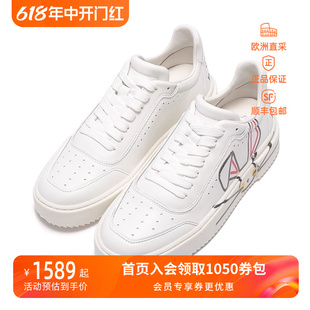 斯图·韦茨曼SW 情人节 女士运动鞋小白鞋 LUNAR RABBIT SNEAKER