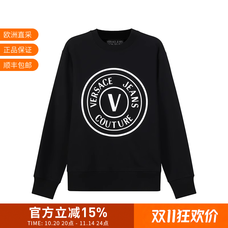 范思哲VJC圆领长袖男装卫衣