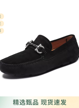 【甄品精选】Ferragamo男士PARIGI ECO系列开车鞋皮鞋单鞋0757737