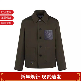 H526Y02W19 夹克外套 LOEWE罗意威男士 羊毛徽标压纹工装