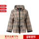 连帽收腰上衣外套 BURBERRY博柏利 女士格纹宽松版 8062947