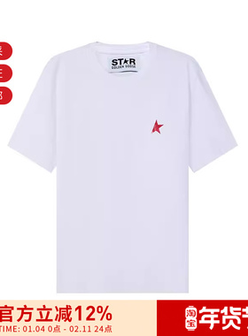 GOLDEN GOOSE黄金鹅男士圆领短袖T恤 GMP00880 P000193