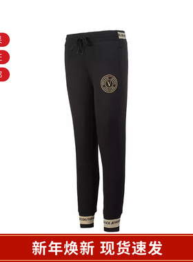 【甄品精选】VJC范思哲 女士修身运动裤卫裤 73HAAT07 CF00T