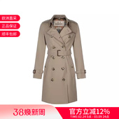 甄品精选 双排扣切尔西版 BURBERRY 修身 型风衣外套 女士长款