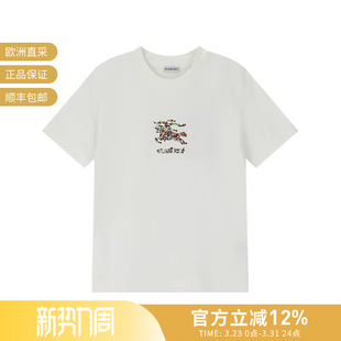 8118964 T恤 BURBERRY博柏利 女士马术骑士徽标圆领短袖