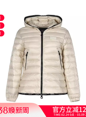 DUVETICA 女士轻薄款抽绳收腰鹅绒羽绒服 212 D5030352S00 1176R