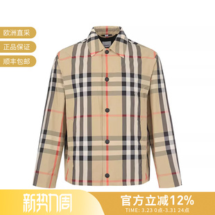 BURBERRY博柏利 夹克 男士 格纹版 8070347 型上衣外套 衬衫