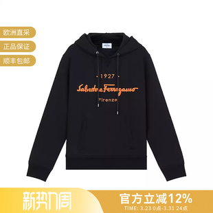 连帽卫衣运动衫 棉质加绒款 120664 男士 Ferragamo菲拉格慕