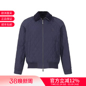 棉服外套 B字型盾牌刺绣贴饰绗缝夹克薄款 8097950 男士 BURBERRY