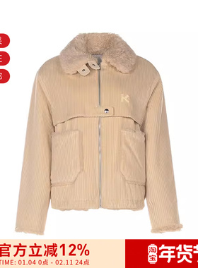 【甄品精选】KENZO女士加厚飞行员夹克外套上衣 FA6 2BL117 9CV