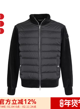 Moncler盟可睐 男士半羽绒连帽拉链卫衣外套8G00083 595HA