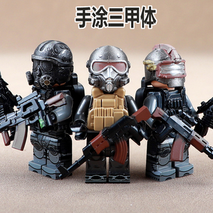 和平精英地铁逃生弗拉迪尾刺动力机甲七级甲生化危机地铁积木人仔