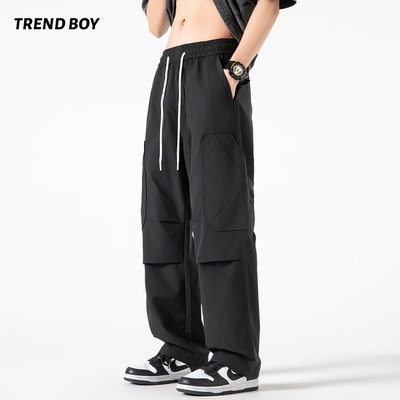 Trendboy裤子男款夏美式潮牌