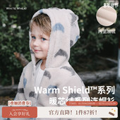 whitewheat儿童25冬季 新款 外套宝宝男童女宝摇粒绒保暖连帽衣服厚