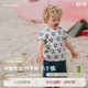 t恤男女宝宝纯棉洋气上衣 抗菌短袖 whitewheat儿童2026夏季 新款
