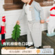 纯棉女宝宝休闲阔腿工装 whitewheat儿童26春季 子男童长裤 裤 新款