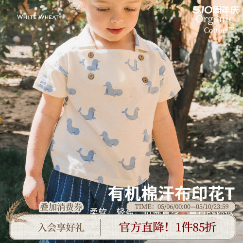 whitewheat海象polo衫短袖