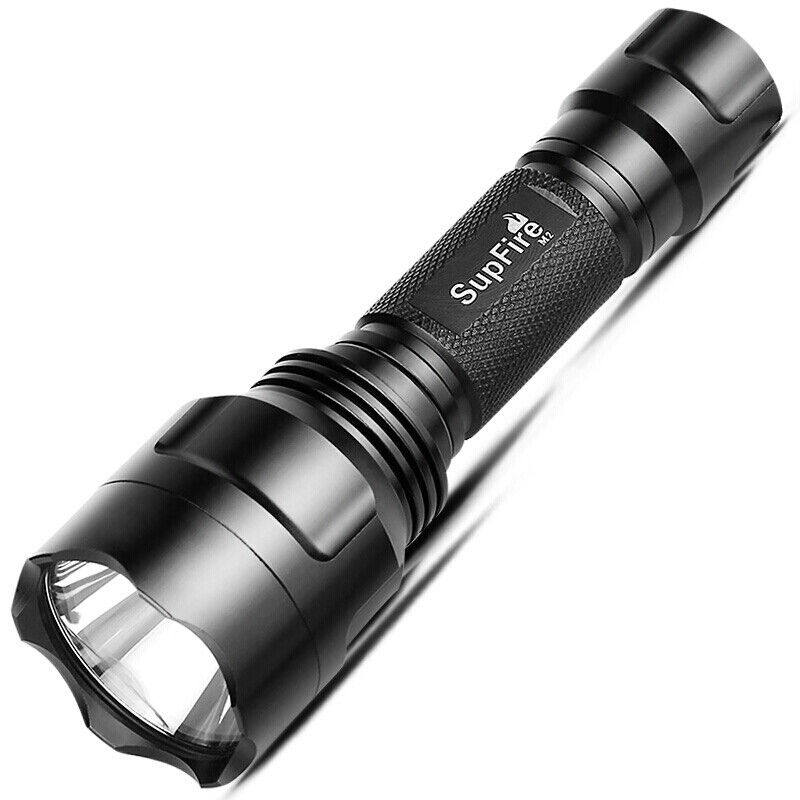 神火M2强光手电筒远射LED充电式五档变光配18650锂电池定做1套（