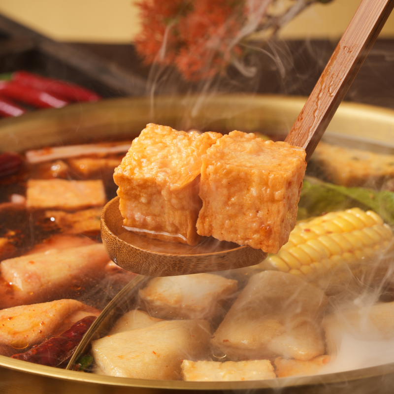 永圆鱼籽鳕鱼豆腐火锅丸子关东煮麻辣烫豆捞便利店同款串串香食材