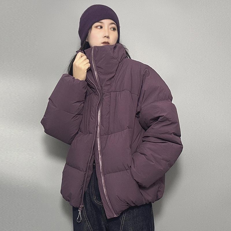 韩版短款轻量便携白鸭绒羽绒服