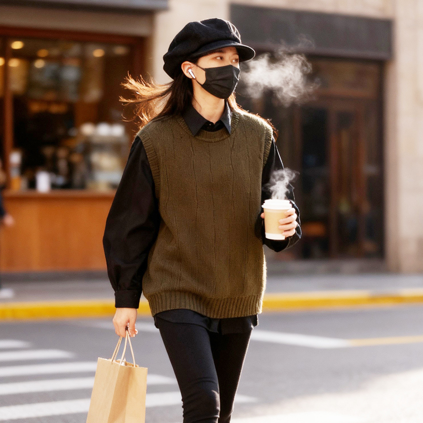 逆壳中性学院风针织马甲女男无袖背心叠穿百搭松弛感休闲坎肩上衣,女装/女士精品,马夹,淘宝优惠券,粉丝福利购,淘宝优惠卷