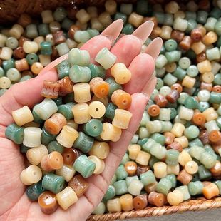 多宝菩提手串竹节雕刻六字箴言散珠手工DIY饰品配件串珠手链批发