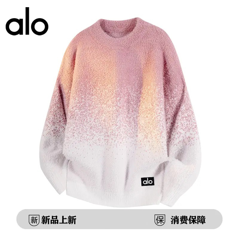 【官方奥特莱斯】品牌折扣 情侣秋季针织打底衫高级感休闲男女毛