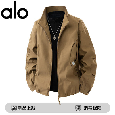 官方奥特莱斯品牌折扣 2026年春季新款时尚立领休闲简约男夹克