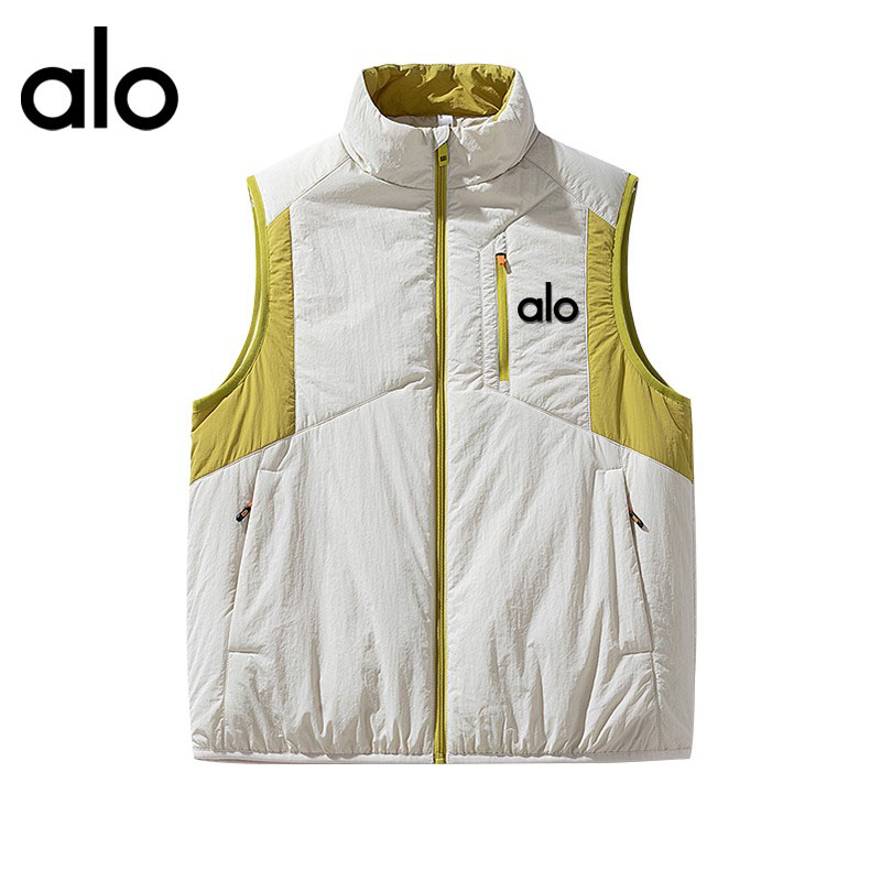 官方奥特莱斯】品牌折扣情侣撞色拼接马甲男女秋冬季潮牌背心外套