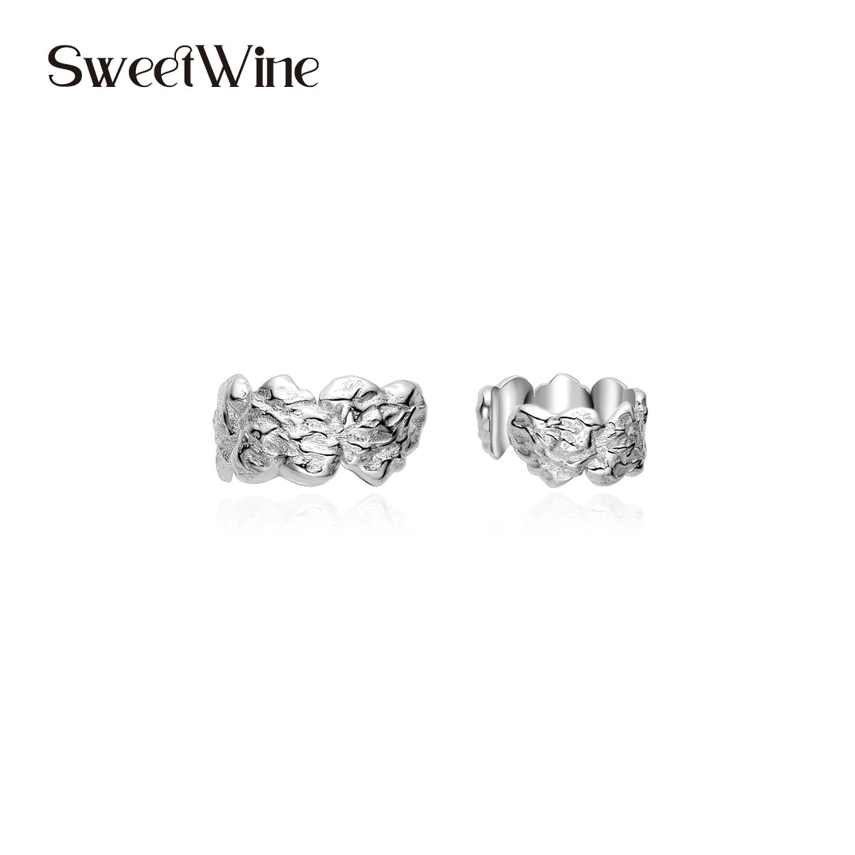 SWEETWINE肌理爱心耳骨夹
