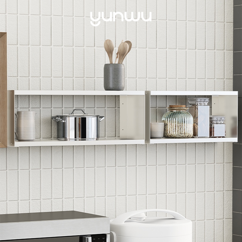 云物生活不锈钢上墙收纳架C2