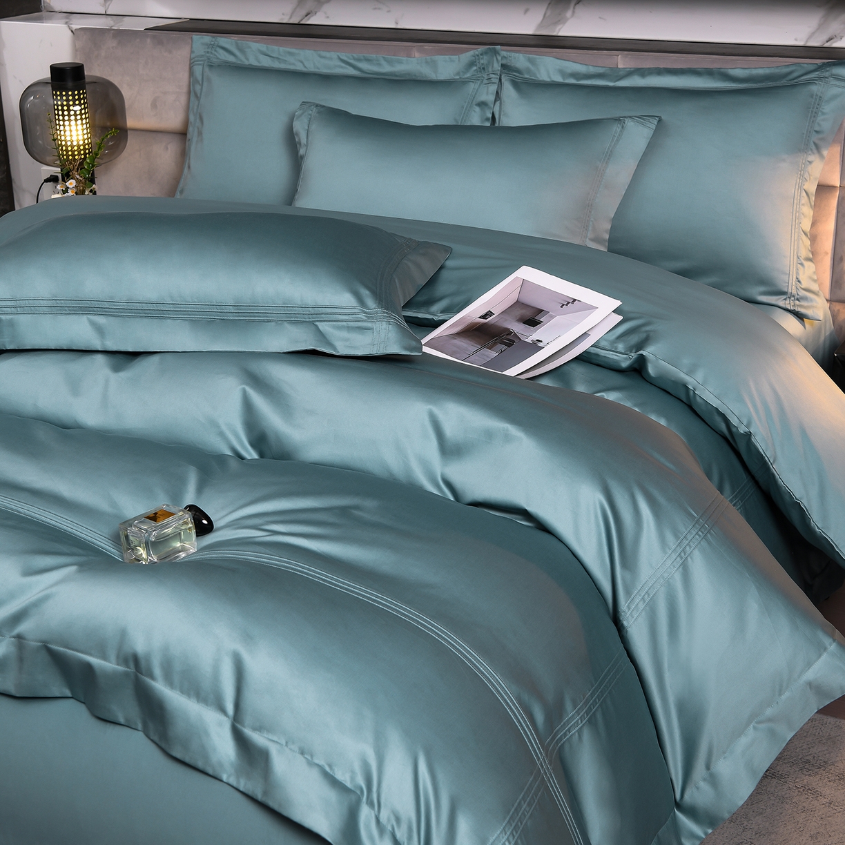 2025新款100支新疆长绒棉四件套纯棉高精密全棉南通叠石桥家纺