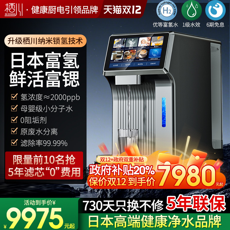 日本栖川台式富氢富锶净饮机