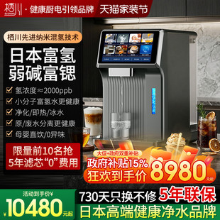 日本栖川富氢水机富锶台式 净饮机即热饮水机家用直饮一体机净水器