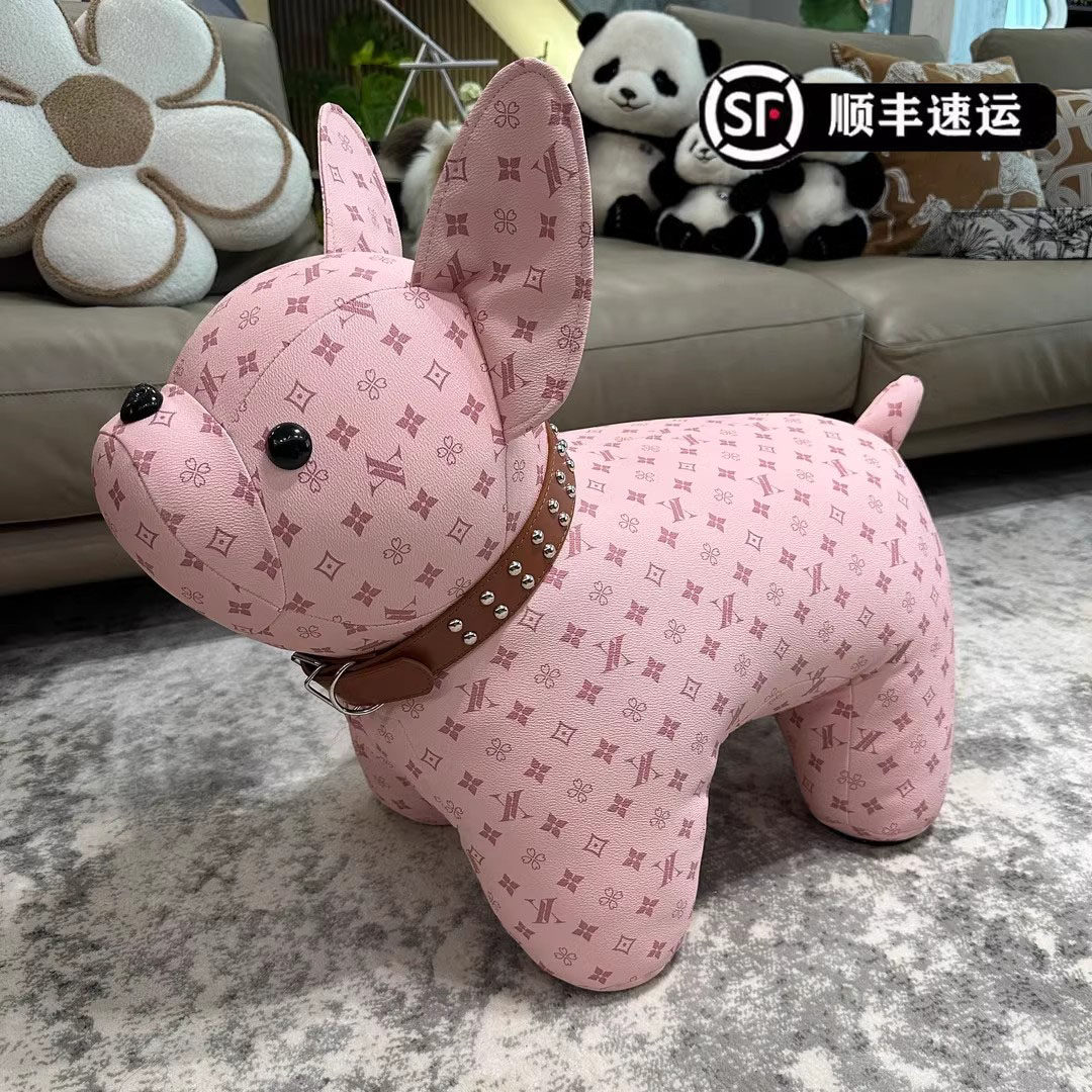 法斗动物凳狗狗创意儿童凳子卡通可爱换鞋凳客厅摆件乔迁新居礼物