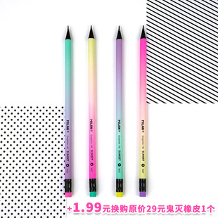 西班牙MILAN米兰学生书写素描绘图考试用儿童铅笔HB圆形六角防断 优你客旗舰店