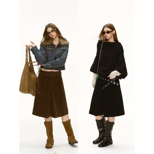 休闲裙裤 soolrok row味儿简约麂皮设计款 两色The 松未韵一