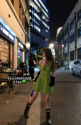 soolrok松未韵一薄款小香连衣裙