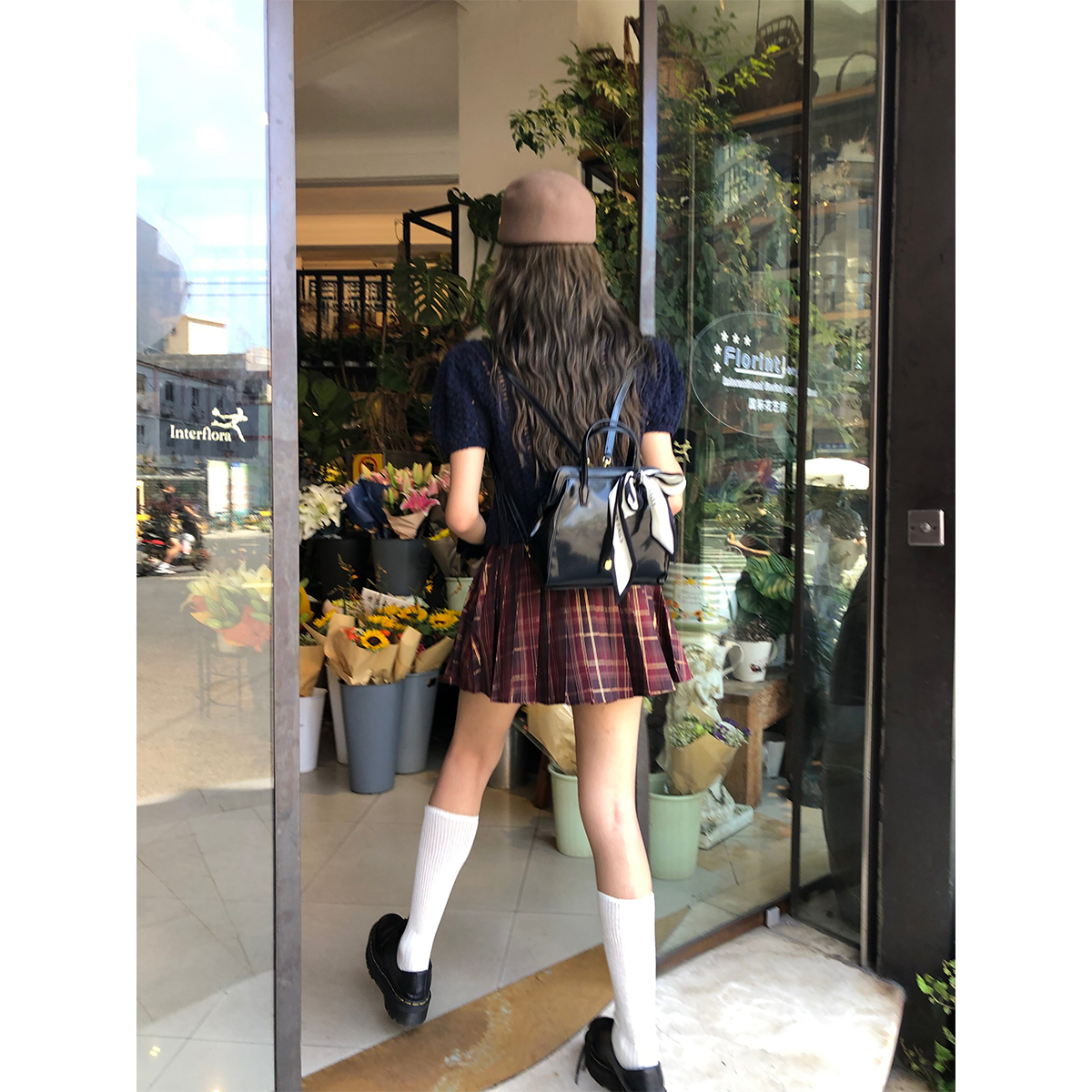 soolrok松未韵一层次感百褶裙