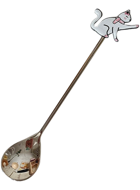 韩式可爱卡通猫咪搅拌勺咖啡勺子