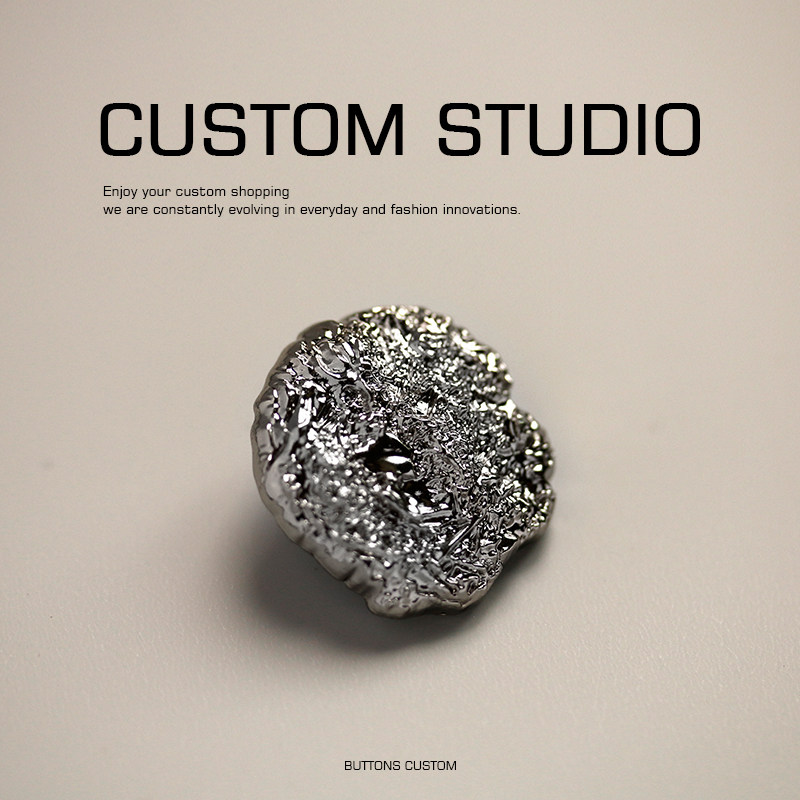 混乱 小香欧美风金属银色纽扣设计师辅料大衣外套女服装饰品扣子,居家布艺,纽扣,淘宝优惠券,粉丝福利购,淘宝优惠卷