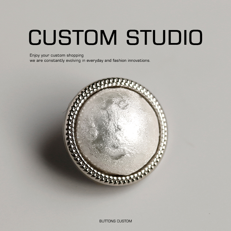 月球  金属纽扣设计师辅料高端雪纺衫外套装饰扣针织袖口辅料扣子