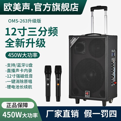 欧美声263专业户外音响K歌唱歌移