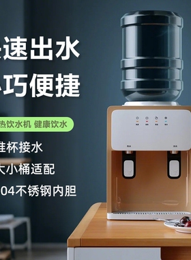 桌面饮水机小型迷你台式冷热两用