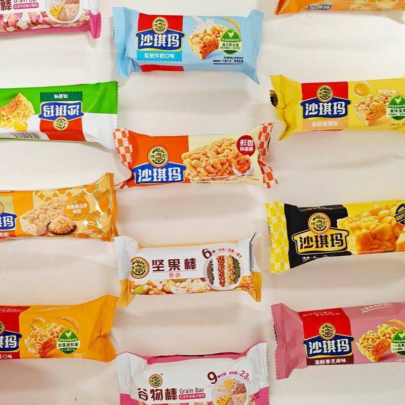 徐福记沙琪玛散装500g蛋黄味牛奶味糕点早餐下午茶休闲零食小吃