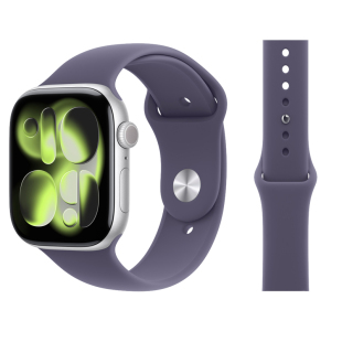 7梅子色46mm女applewatchs11表带男49运动透气潮ultra23代ins 适用苹果手表表带iwatch11表带s10新款 硅胶s9