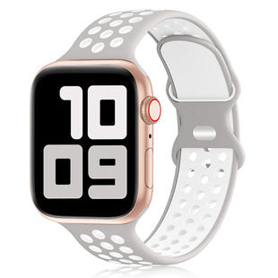 s9硅胶iwatch8高档ultra智能配件SE男女S5替3换S7腕带6高颜值SE潮 适用苹果手表带applewatch10代表带S10新款
