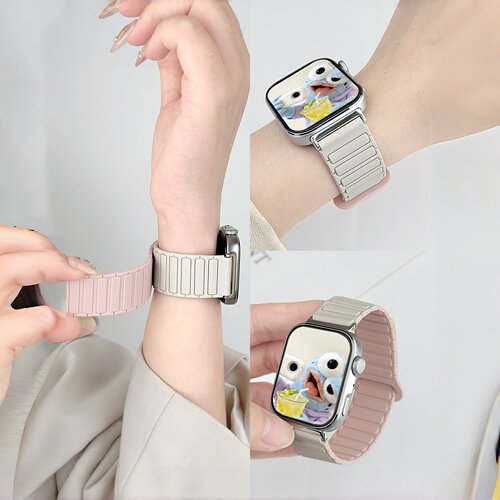 婧仪同款适用华为FIT5手表表带FIT4智能watchfit3pro磁吸硅胶女款尼龙编织运动男款腕表透气女款高级watch男