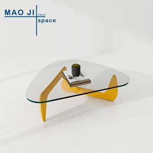 冇集空间 | 野口勇茶几实木玻璃异形茶几设计北欧设计师创意茶几