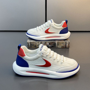 2025男女同款冰丝透气男鞋夏季网面薄休闲阿甘小白鞋子男款运动鞋